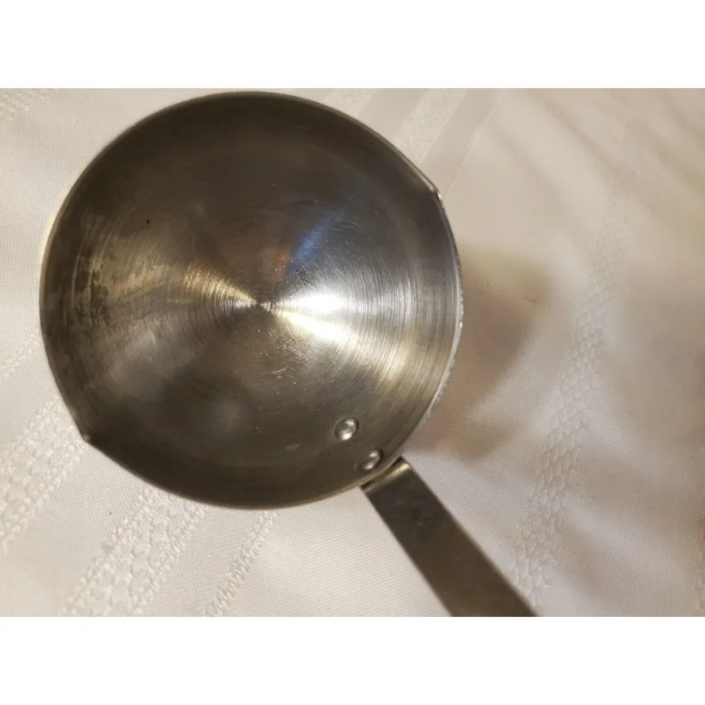 Vintage Pink Royal Brand SharpCutter Cutlery Stainless‎ Steel Ladle 4 oz Handle